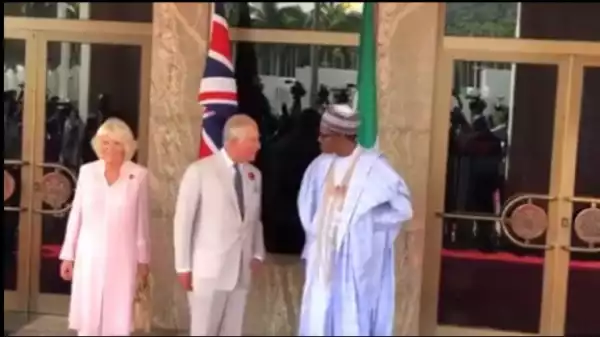 President Buhari Receives Prince Charles And Wife In Aso Rock (Photos)